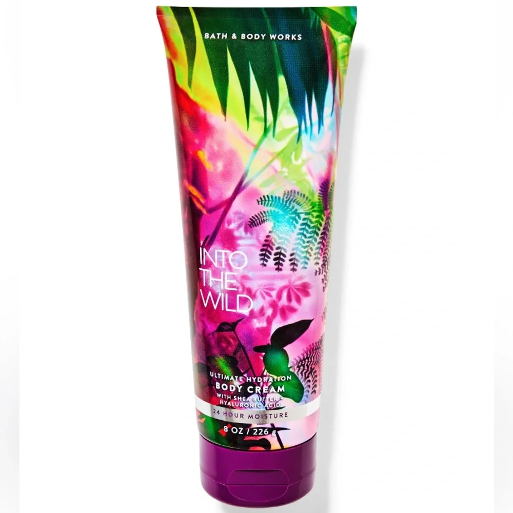 Bath & Body Works Into the Wild Body Wash , Lotion and Cream 3 Pieces Set